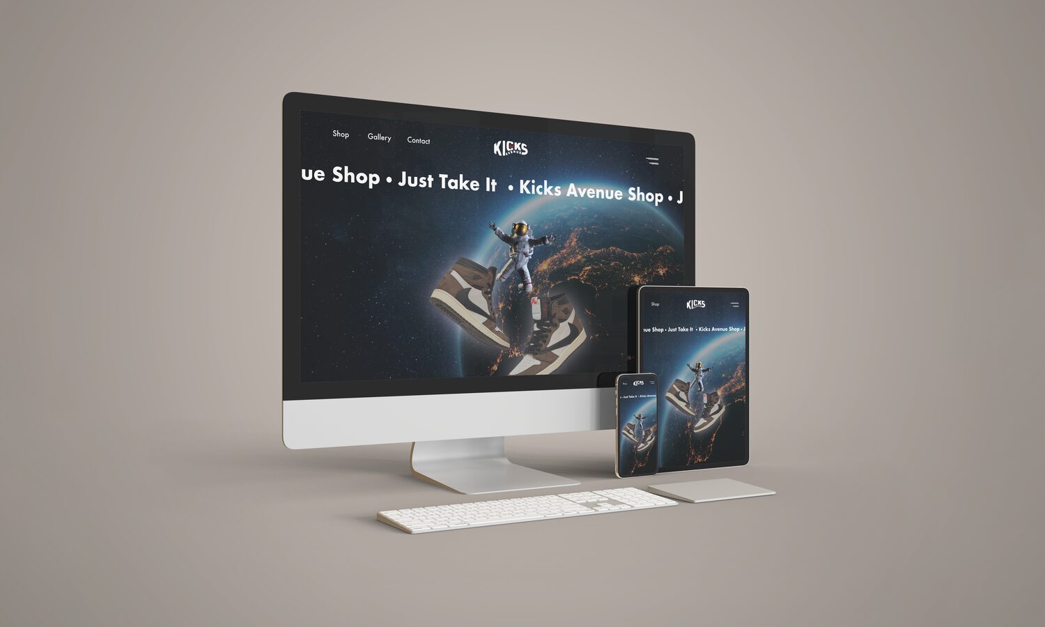 Kicks Avenue — e-commerce responsive